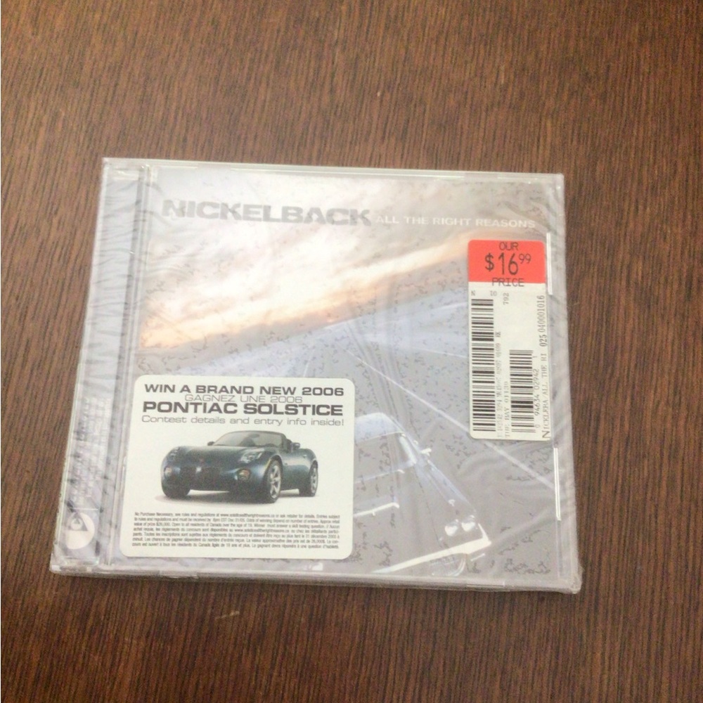 Nickelback “All the Right Reasons" CD
